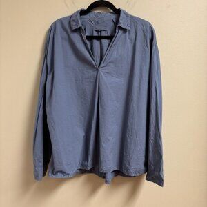 VELVET by Jenny Graham Womens Shirt Size L Minimalist Lagenlook Contemporary USA